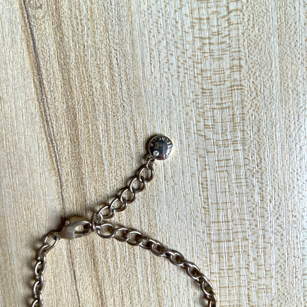 Silver Pearl And Rhinestone Statement Necklace - image 3